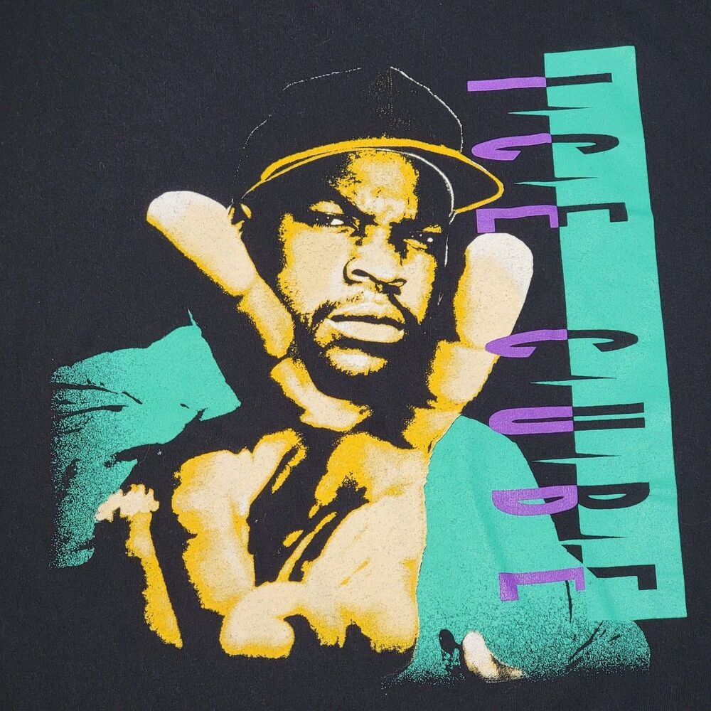 Ice Cube Graphic SS Black Unisex Tee - Size 3XL